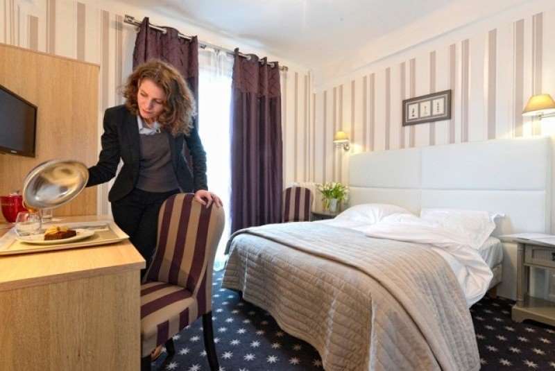 Hotel Le Berry Saint-Nazaire Номер фото